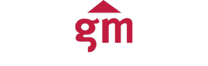 Image of GM International Homes Logo White